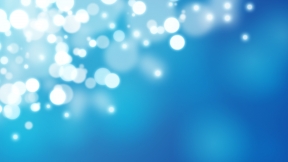 Blue abstraction with circles