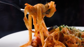 Asian spaghetti or udon