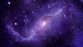 A purple galaxy